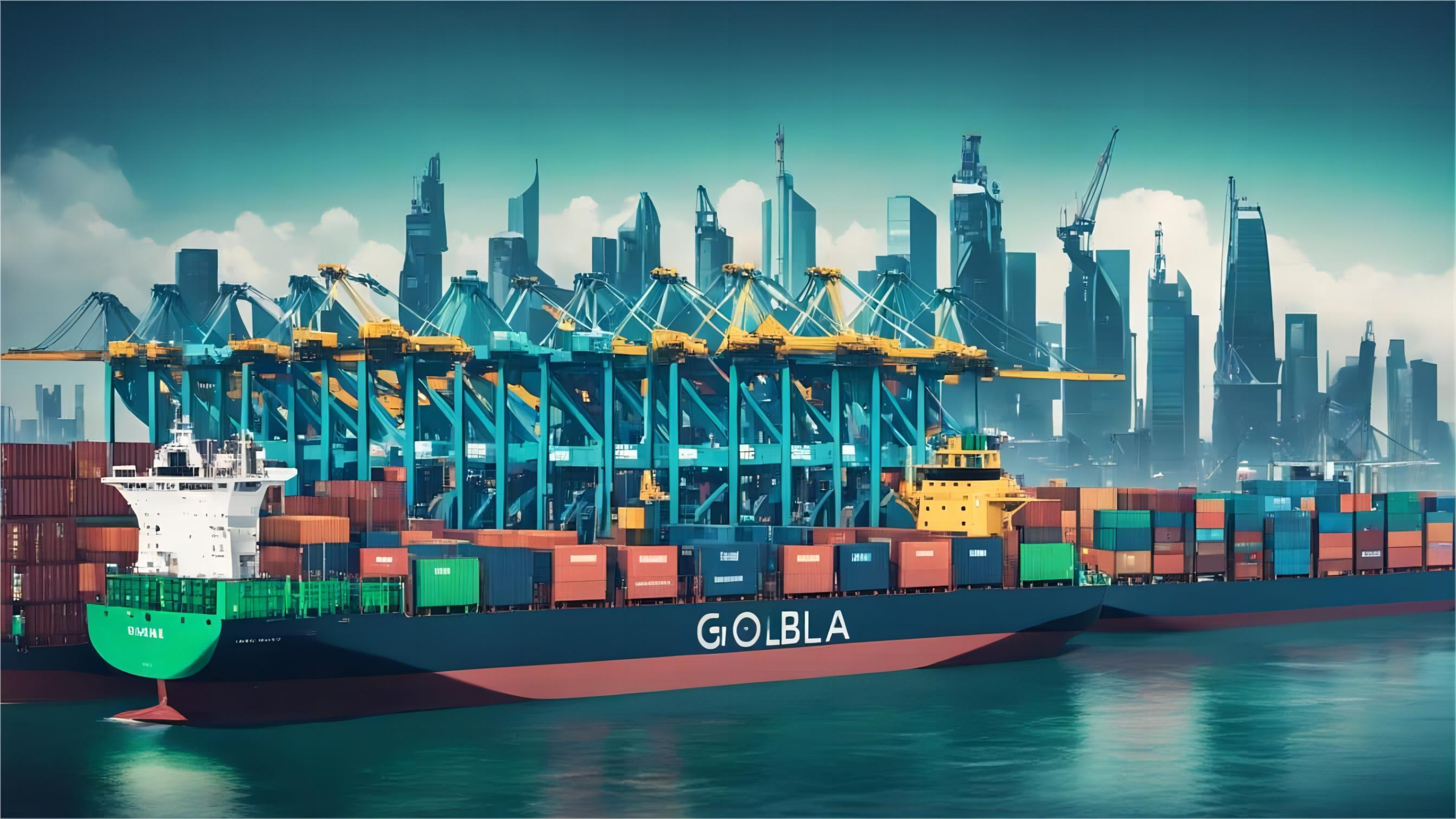 Cargo ship at a busy Chinese port illustrating top rated customs clearance processes