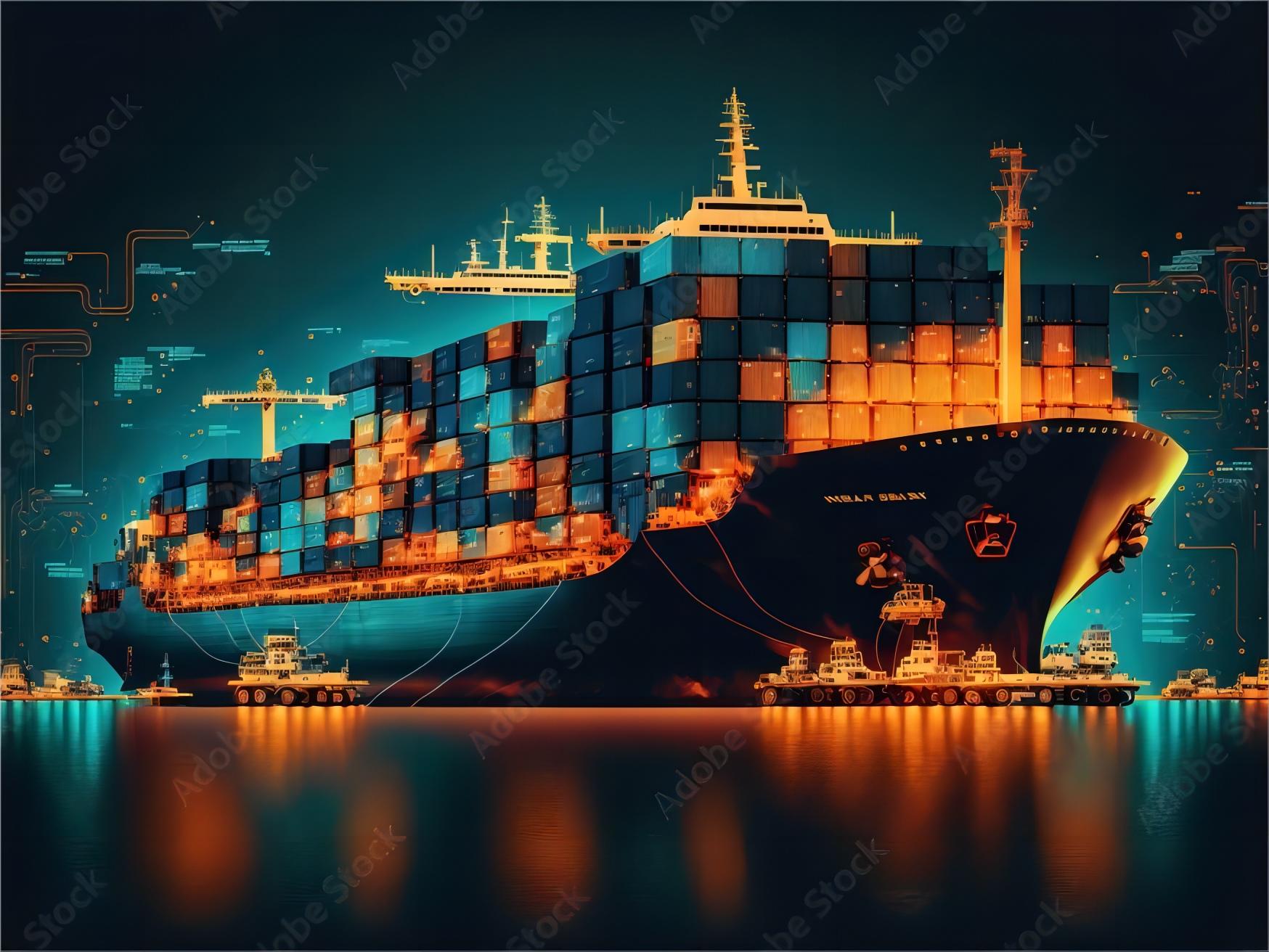 Cargo ship transporting containers for china to canada shipping affordable netherlands routes