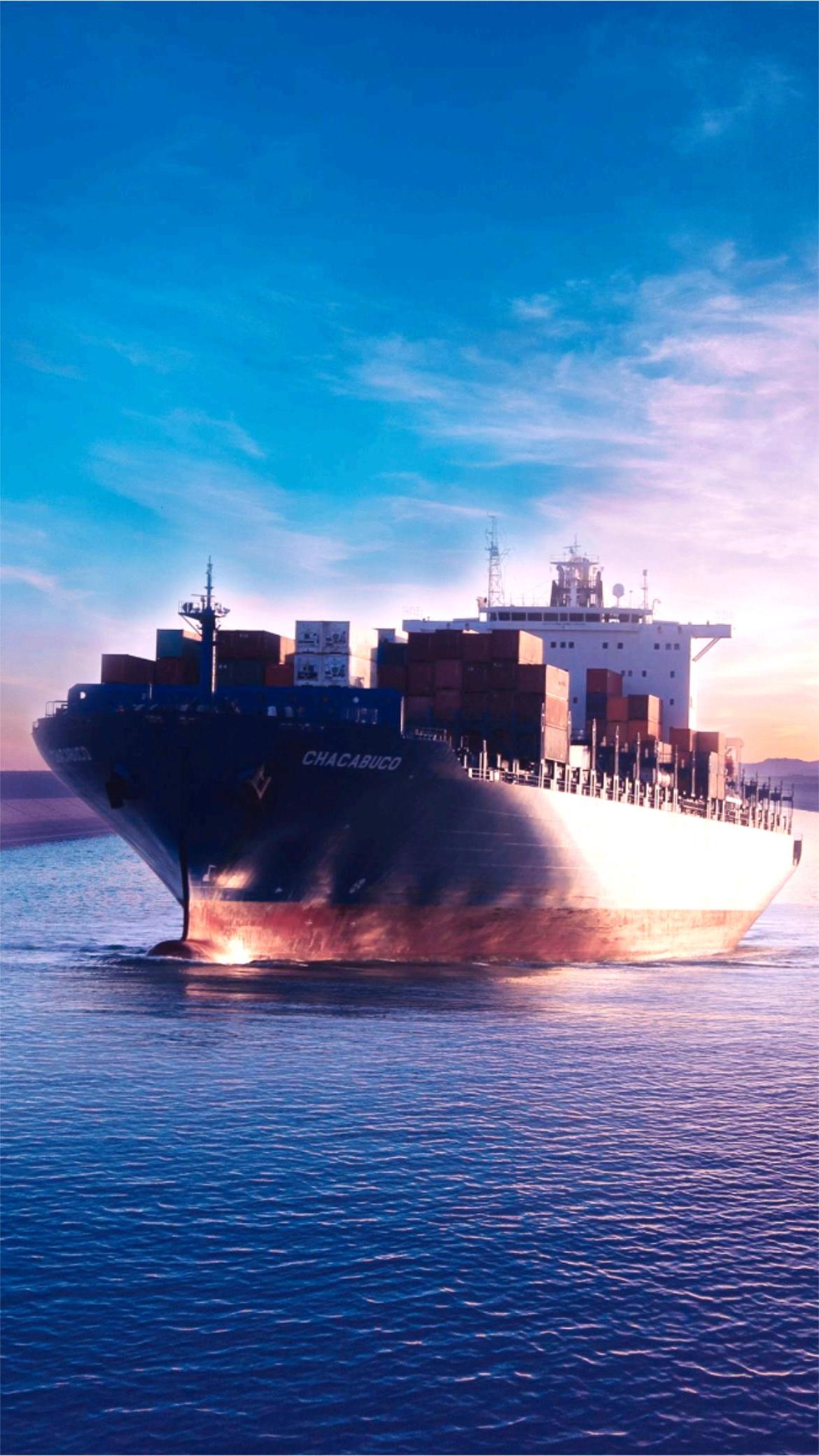 Logistics warehouse processing goods for German import