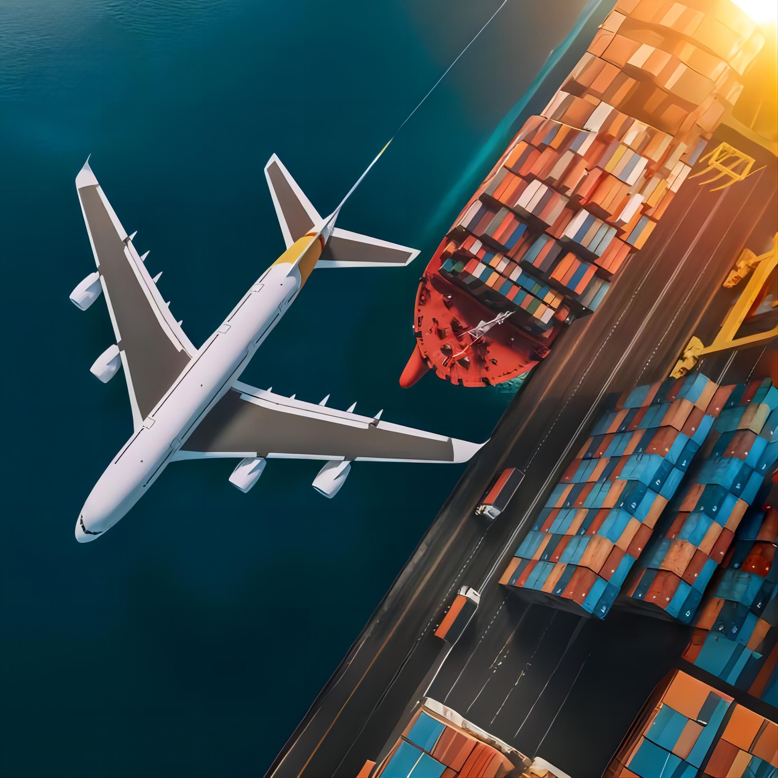 Comparison table of sea freight and air freight for Amazon FBA shipments