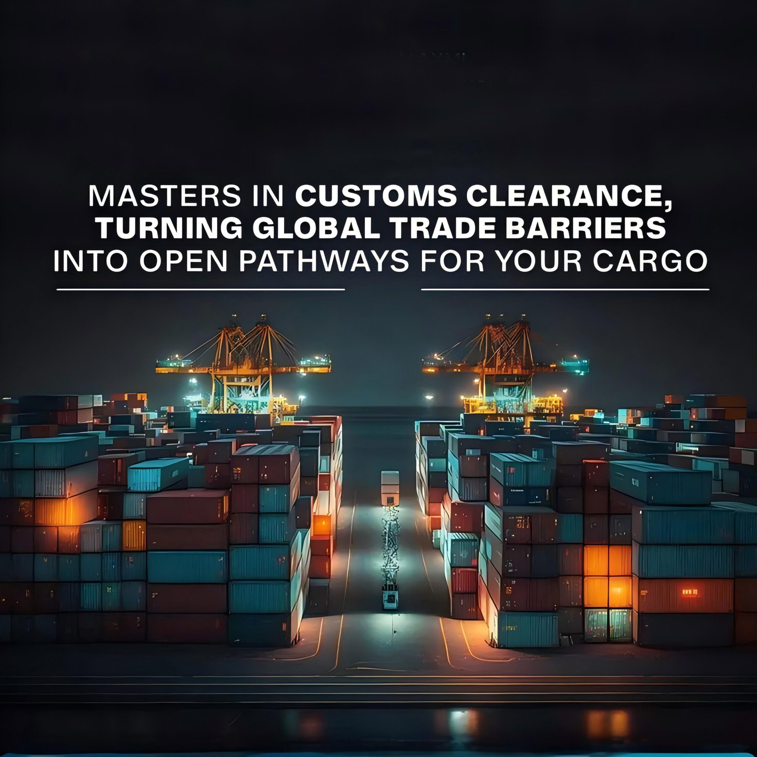 Air freight plane loading cargo for international delivery