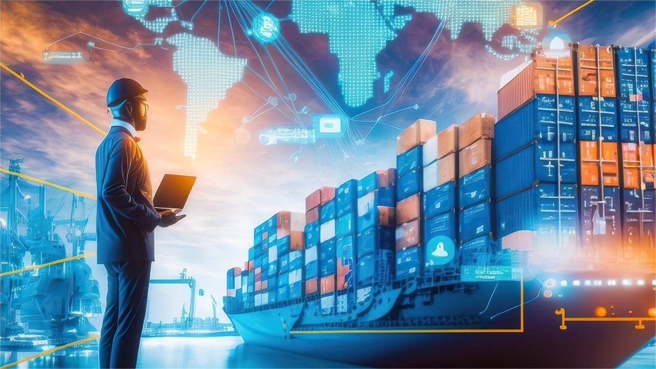 Logistics comparison chart for air and sea freight routes