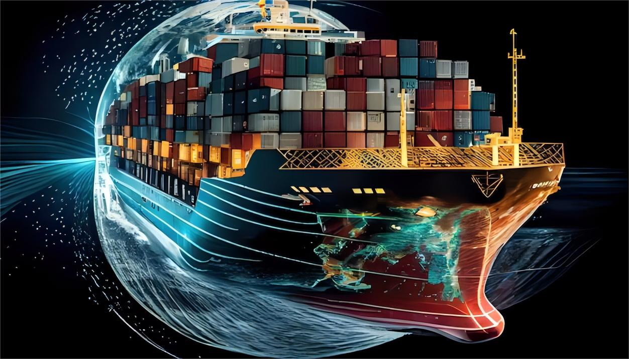 Global warehouse logistics and commercial cargo shipping