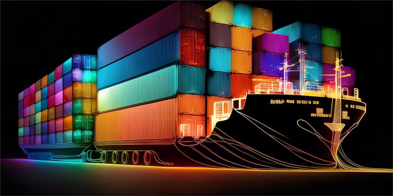 Logistics manager reviewing delivery schedules and freight documentation
