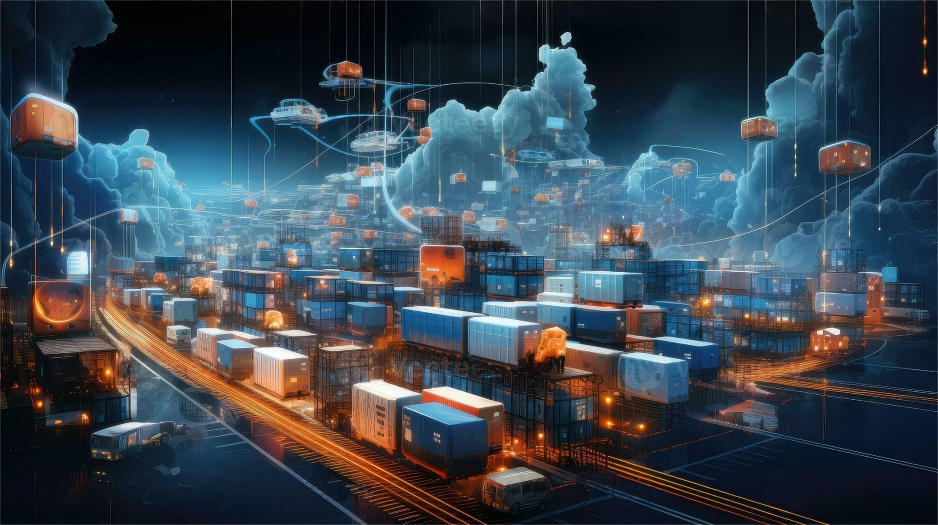 Logistics chain visualization